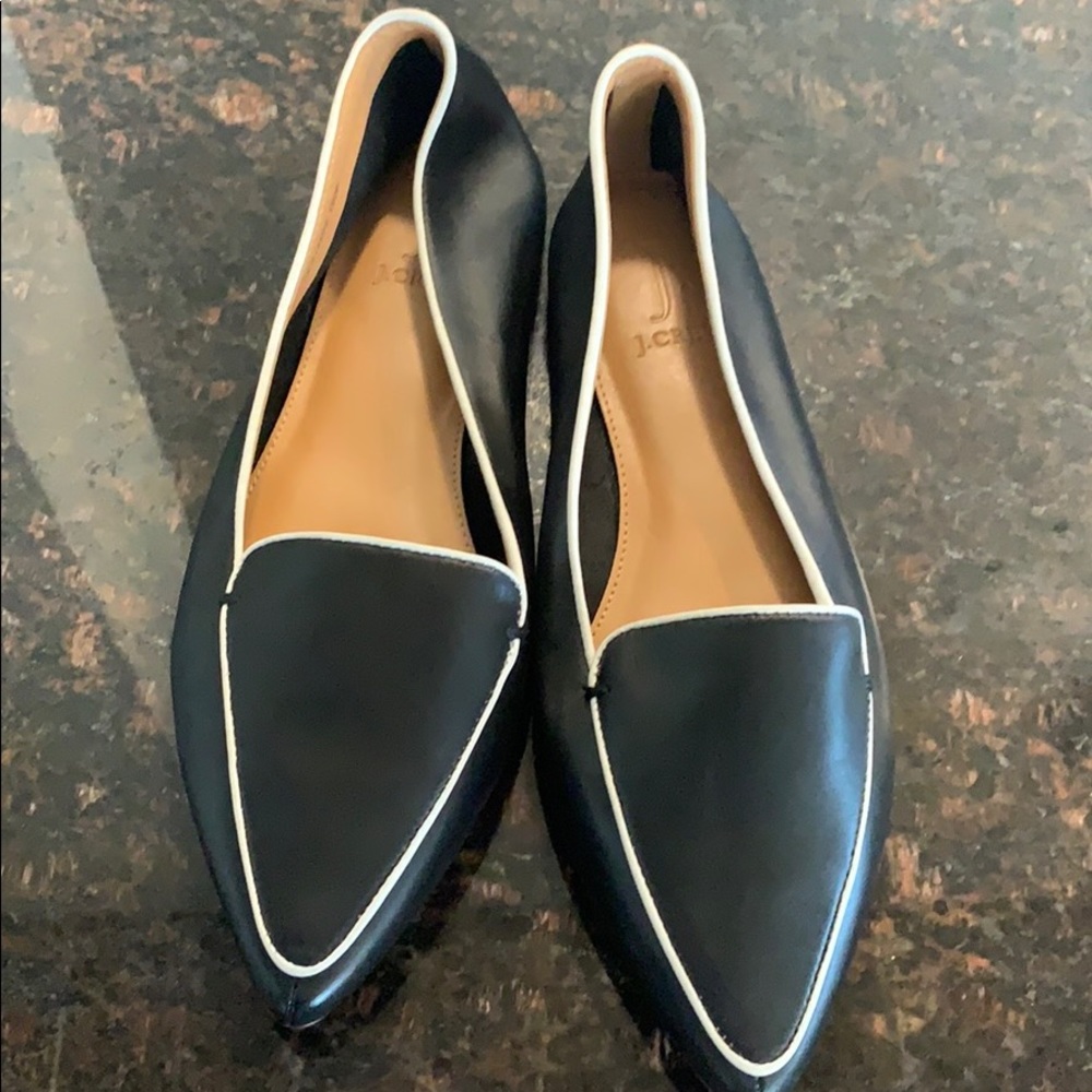 J Crew Black Flats